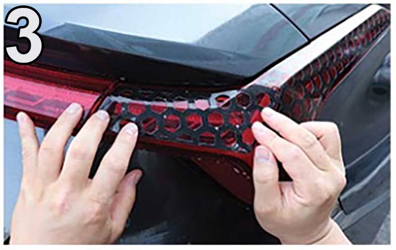 Tail Light Honeycomb Decal Set for 2018-2021 Genesis G70