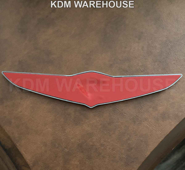 Glossy Black or Carbon Fiber Style Genesis Wing Badges and Emblems (All Generations)