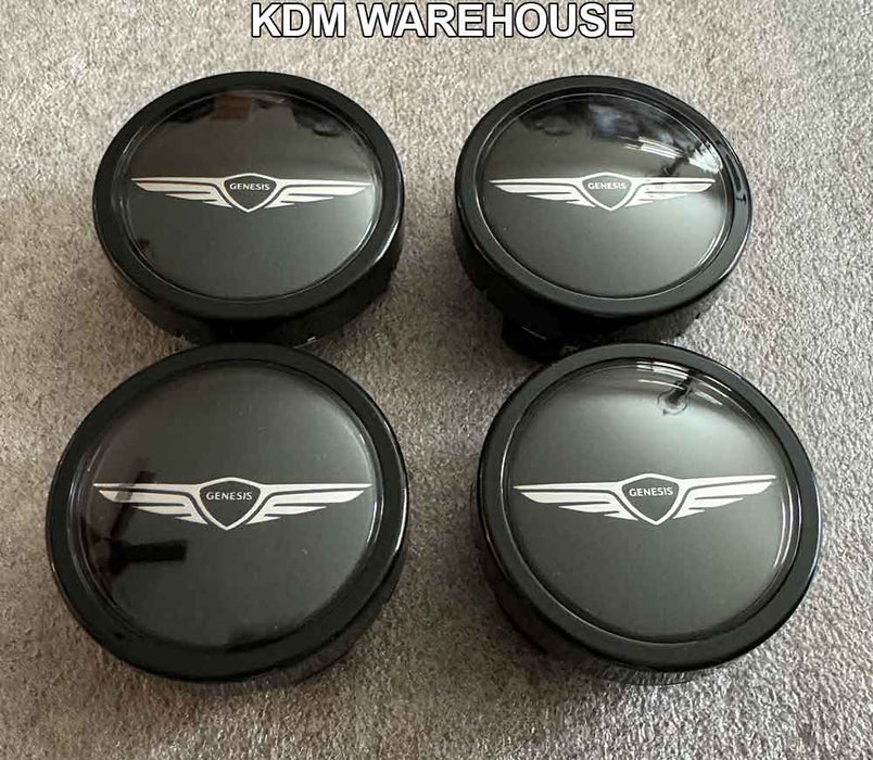 Genesis Floating / Spinning Wheel Center Cap Set
