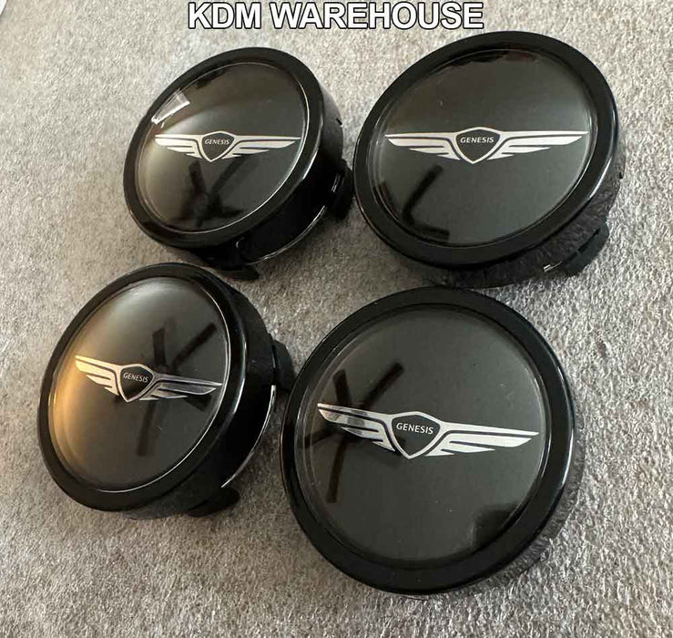 Genesis Floating / Spinning Wheel Center Cap Set
