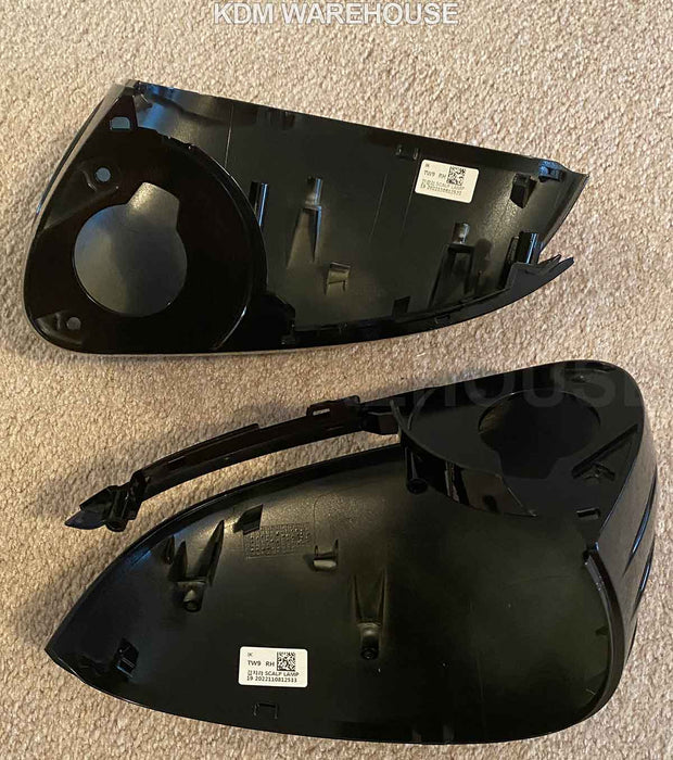 Mirror Cover Set in Glossy Black for 2018+ Genesis G70