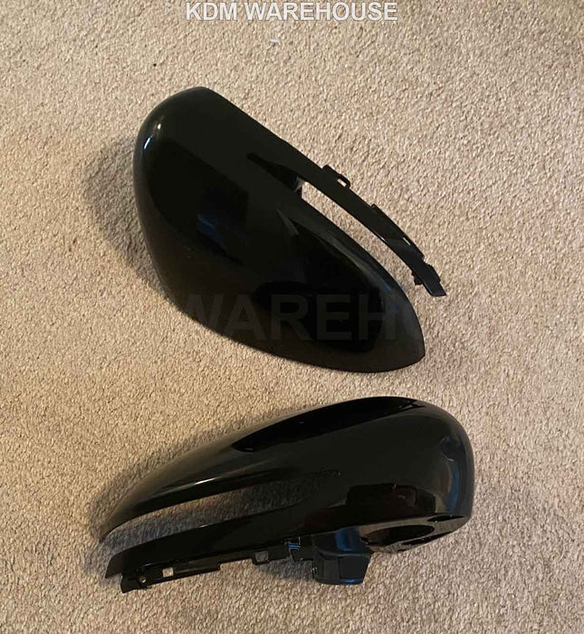 Mirror Cover Set in Glossy Black for 2018+ Genesis G70