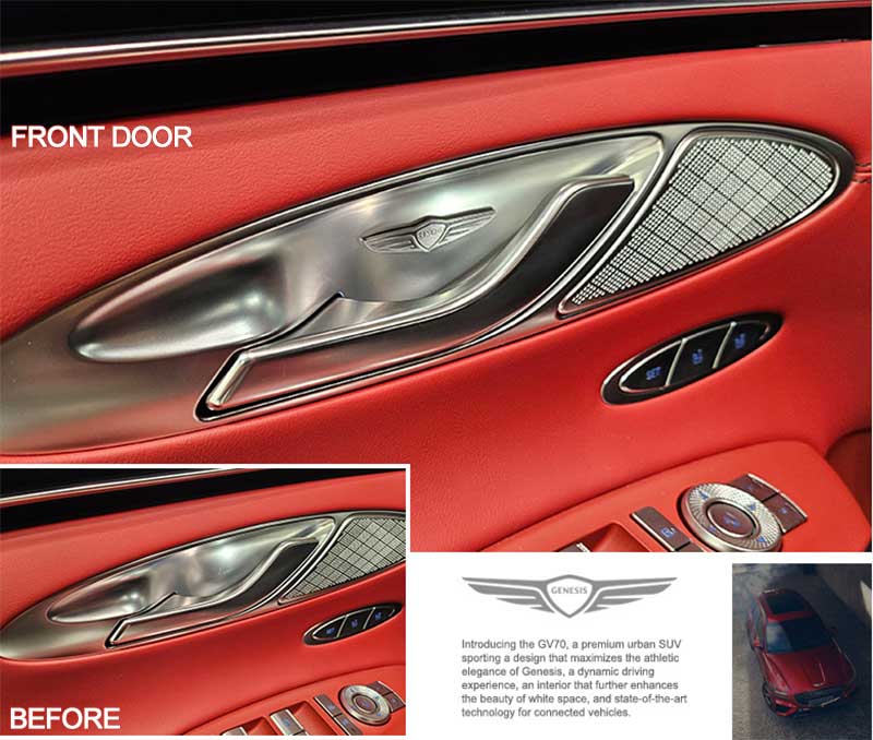 Super Mini Wing Badge/Emblem Set for Genesis vehicles