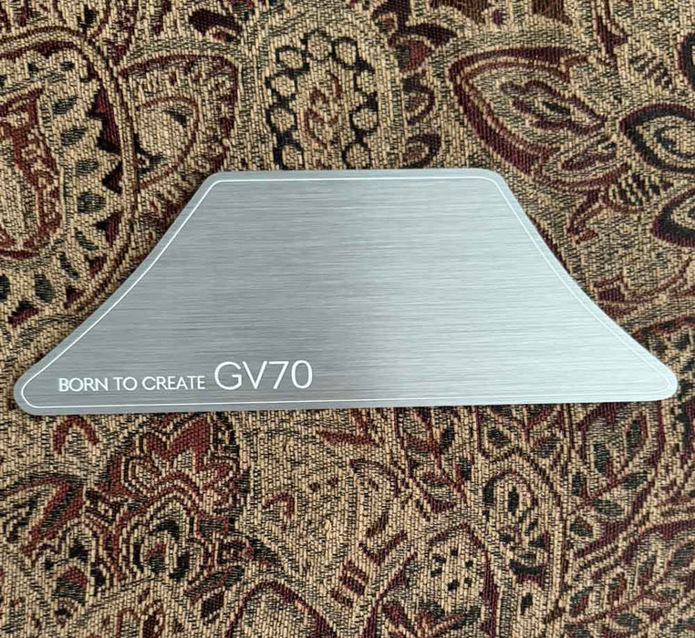 Genesis Brushed Aluminum Inside Door Frame Molding Set (2 pcs)