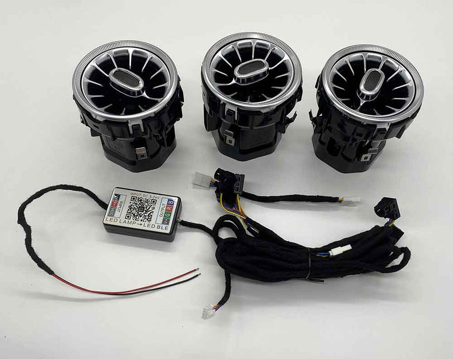 LED Ambient Air Vents Kit RGB Multiple Colors for Kia Stinger