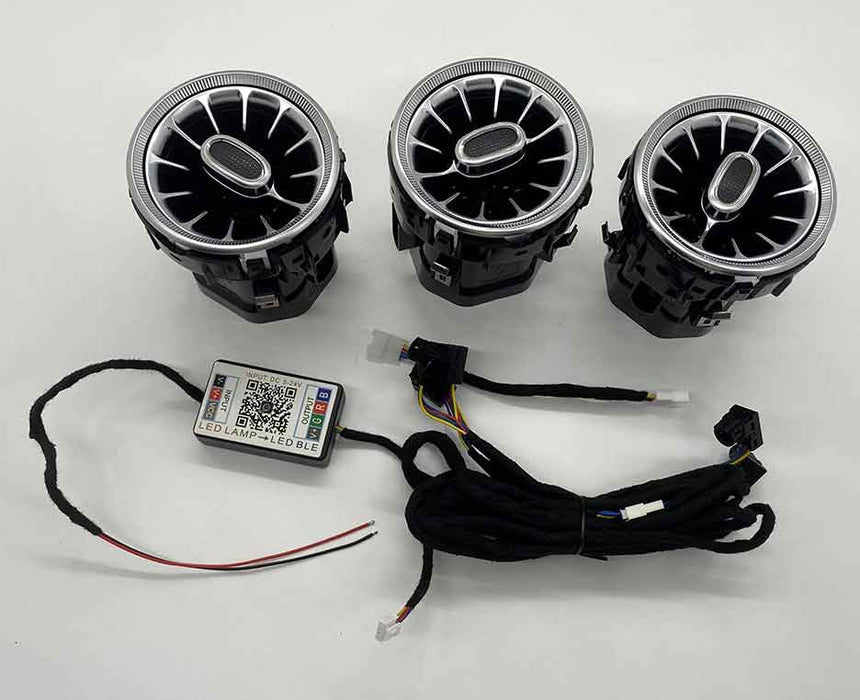 LED Ambient Air Vents Kit RGB Multiple Colors for Kia Stinger
