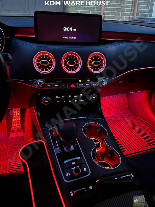 LED Ambient Air Vents Kit RGB Multiple Colors for Kia Stinger