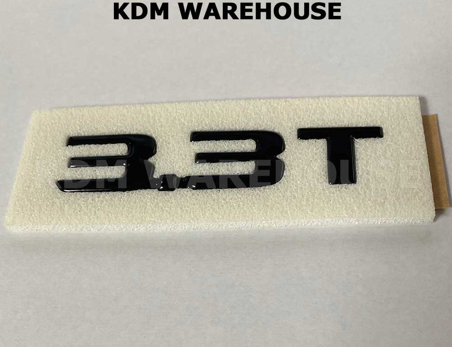 3.3T Turbo Badge for V6 Vehicles in Black or Chrome