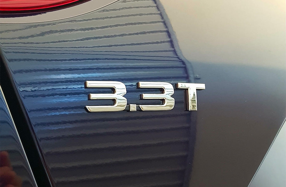 3.3T Turbo Badge for V6 Vehicles in Black or Chrome