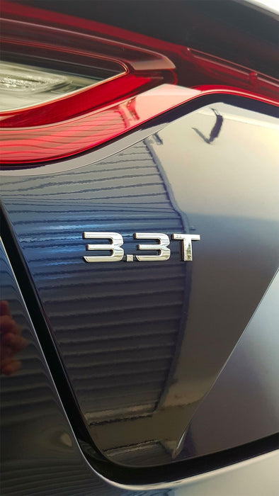 3.3T Turbo Badge for V6 Vehicles in Black or Chrome