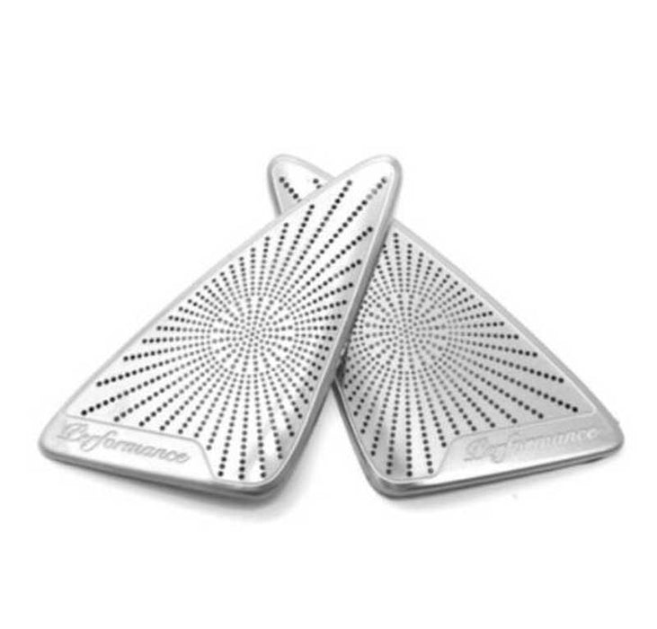 Burmester Style Stainless Steel Palisade Door Speaker Covers