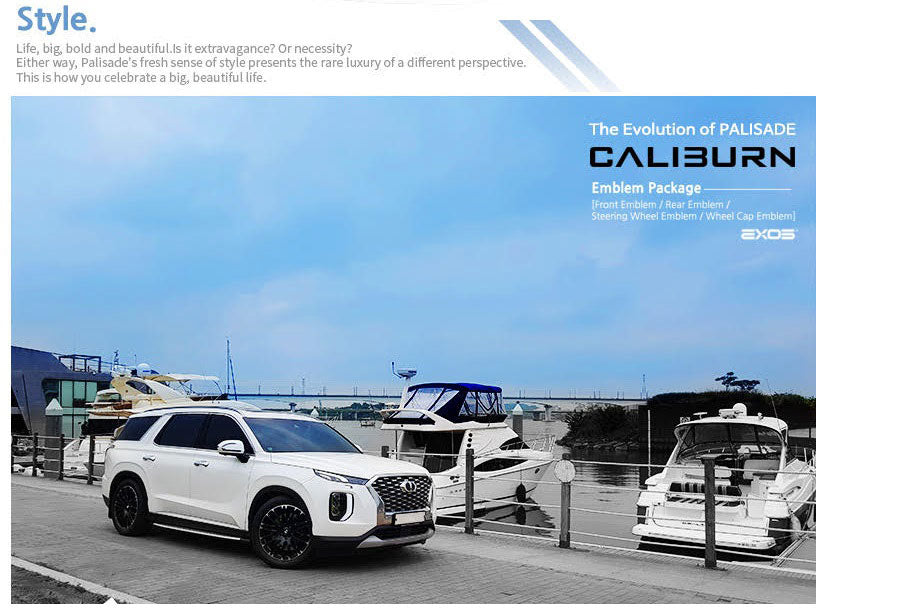 The CALIBURN Palisade Conversation Kit for 2020-2022 model years