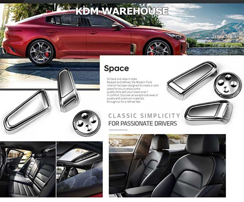 Designer Metallic Seat Lever Cover Set