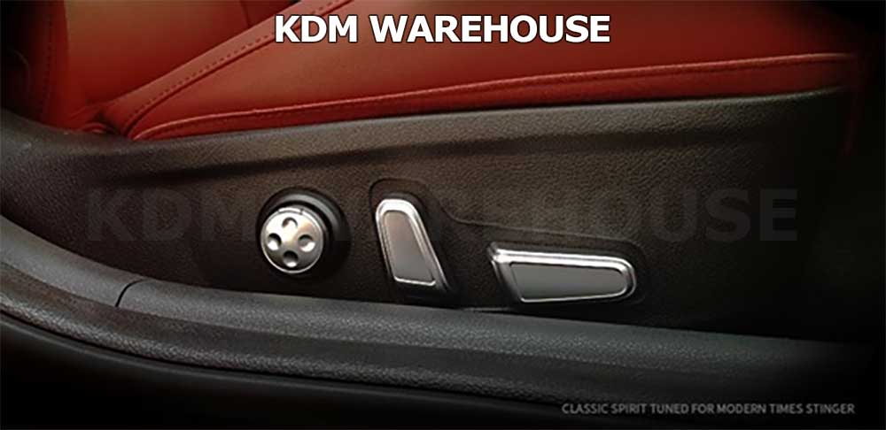 Designer Metallic Seat Lever Cover Set