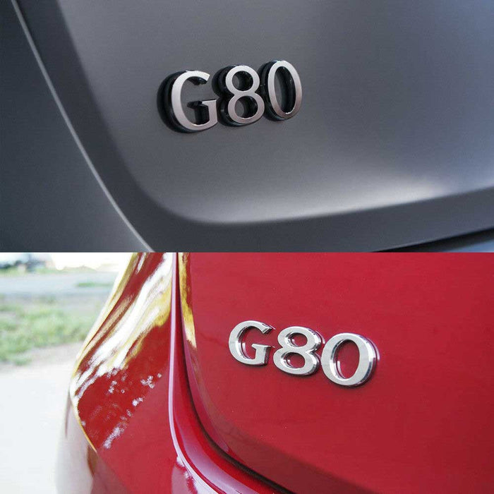 “G80 Text” Trunk Badge/Emblem