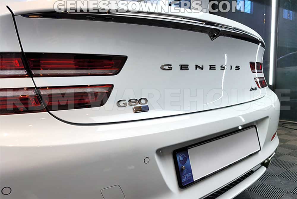 Genesis Club Trunk or Fender Badge Emblem Set