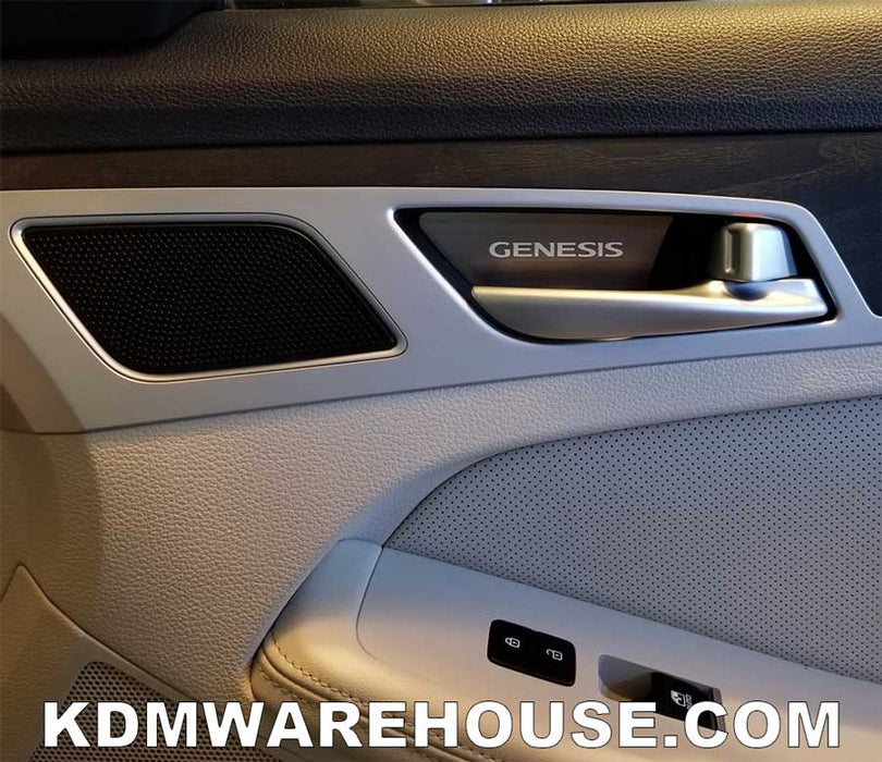 Designer Door Handle Catch Plate Set (4pcs) For 2015+ Genesis Sedan, G70, G80, GV70, GV80