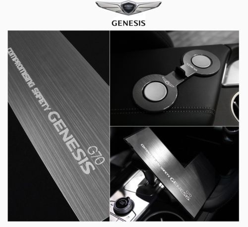 Genesis Aluminum Console Cup Holder 3 Piece Set