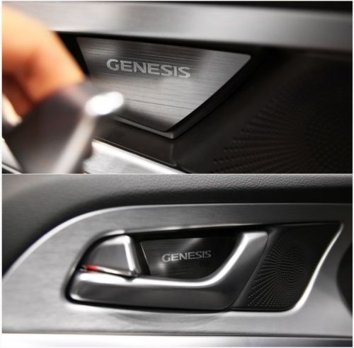 Designer Door Handle Catch Plate Set (4pcs) For 2015+ Genesis Sedan, G70, G80, GV70, GV80