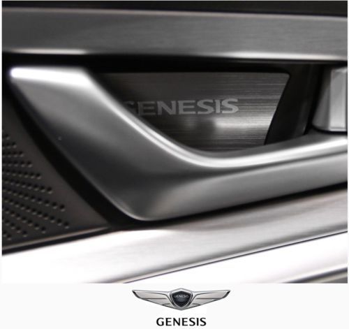 Designer Door Handle Catch Plate Set (4pcs) For 2015+ Genesis Sedan, G70, G80, GV70, GV80
