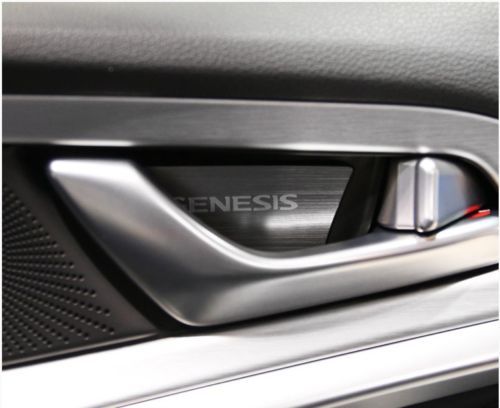 Designer Door Handle Catch Plate Set (4pcs) For 2015+ Genesis Sedan, G70, G80, GV70, GV80