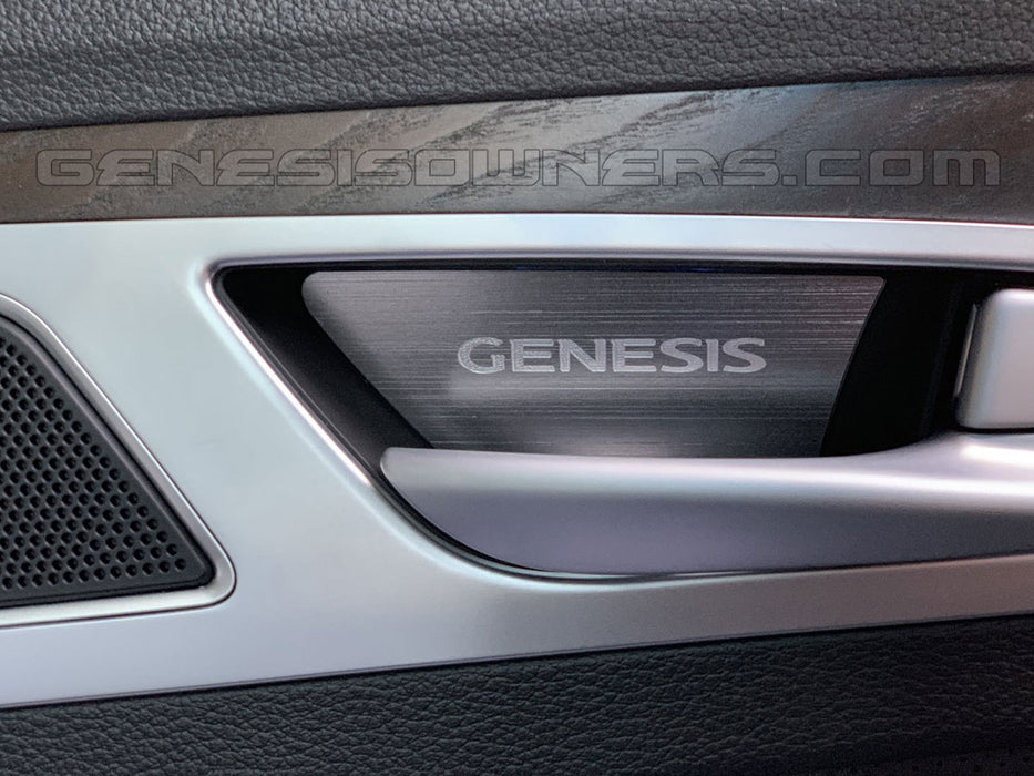 Designer Door Handle Catch Plate Set (4pcs) For 2015+ Genesis Sedan, G70, G80, GV70, GV80