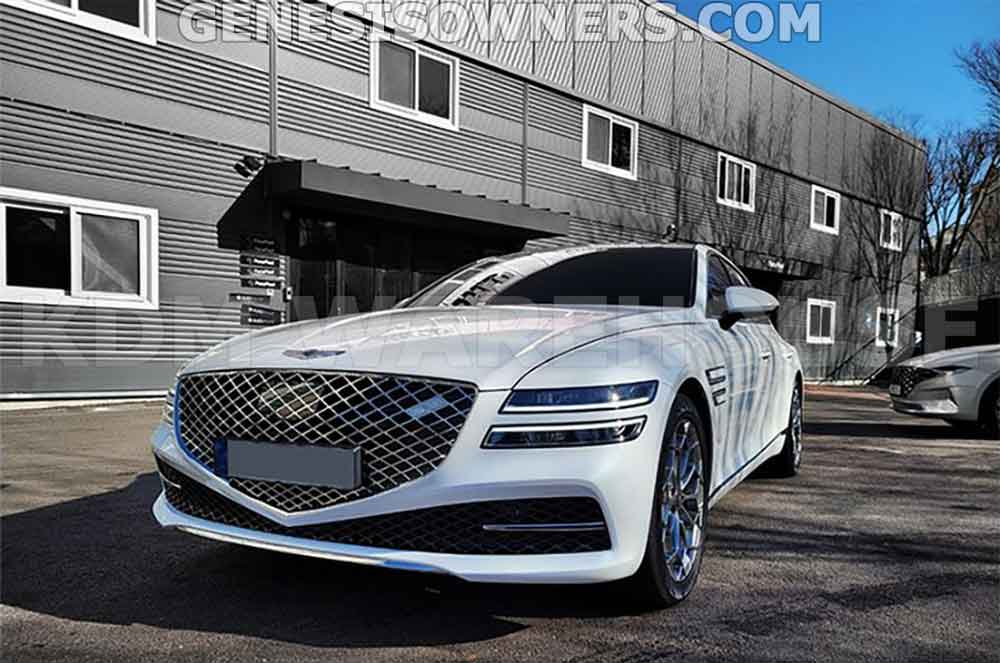 2021+ Genesis G80 Grille Badge Emblem Set