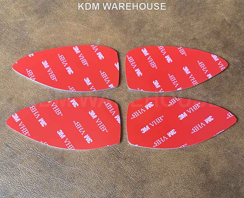 Designer Door Handle Catch Plate Set (4pcs) For 2015+ Genesis Sedan, G70, G80, GV70, GV80