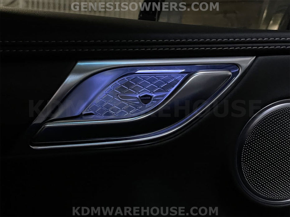 Designer Door Handle Catch Plate Set (4pcs) For 2015+ Genesis Sedan, G70, G80, GV70, GV80