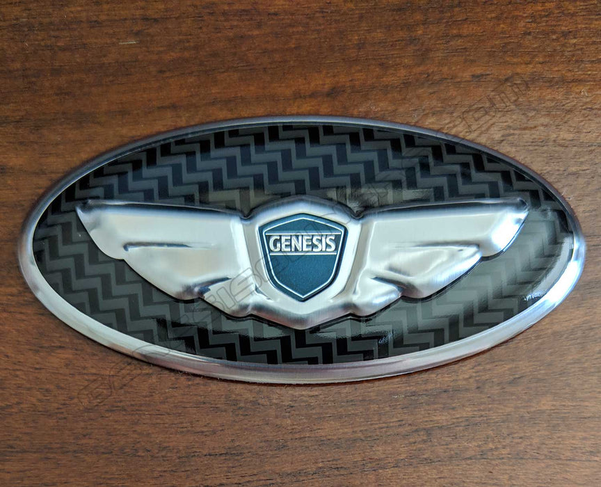 Steering Wheel Emblem Overlay for Genesis Coupe and Sedan