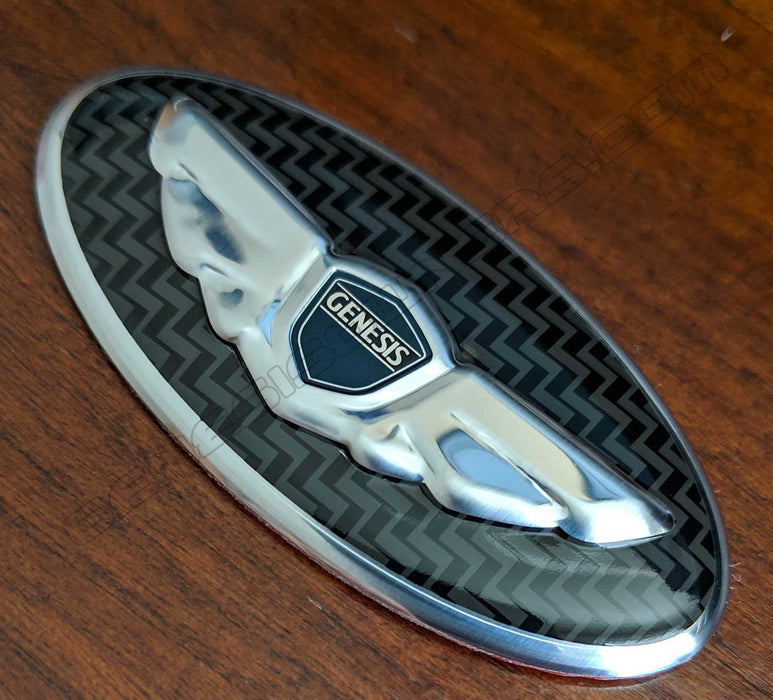 Steering Wheel Emblem Overlay for Genesis Coupe and Sedan
