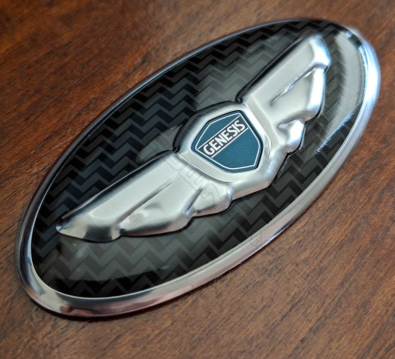 Steering Wheel Emblem Overlay for Genesis Coupe and Sedan