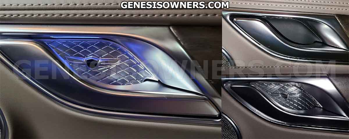 Designer Door Handle Catch Plate Set (4pcs) For 2015+ Genesis Sedan, G70, G80, GV70, GV80