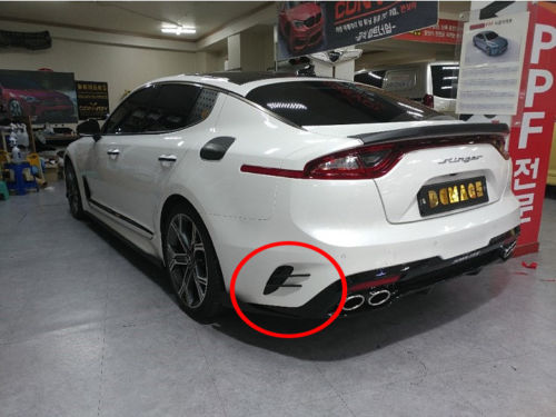 Devil’s Claw Canards Front and/or Rear Canards for 2018-2023 Kia Stinger (NOT UK)