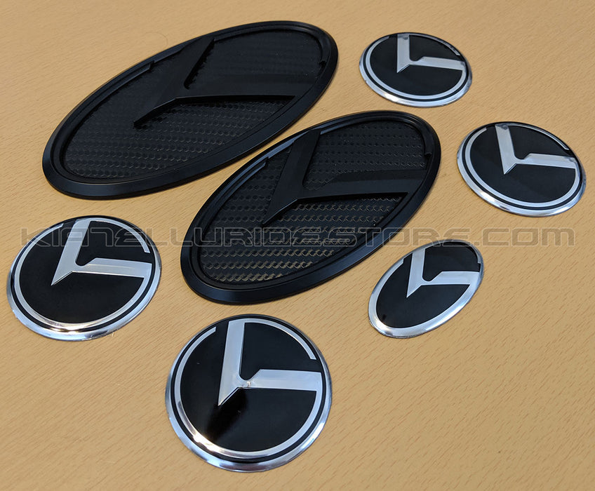 KLexus Emblem Set (Black Carbon w/Black)