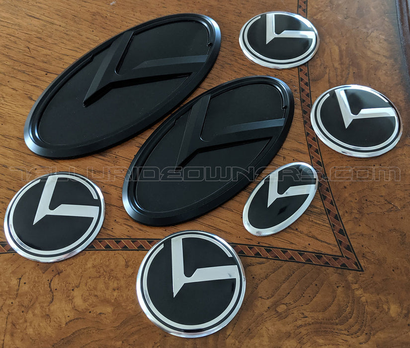 KLexus Emblem Set (Black w/Black)