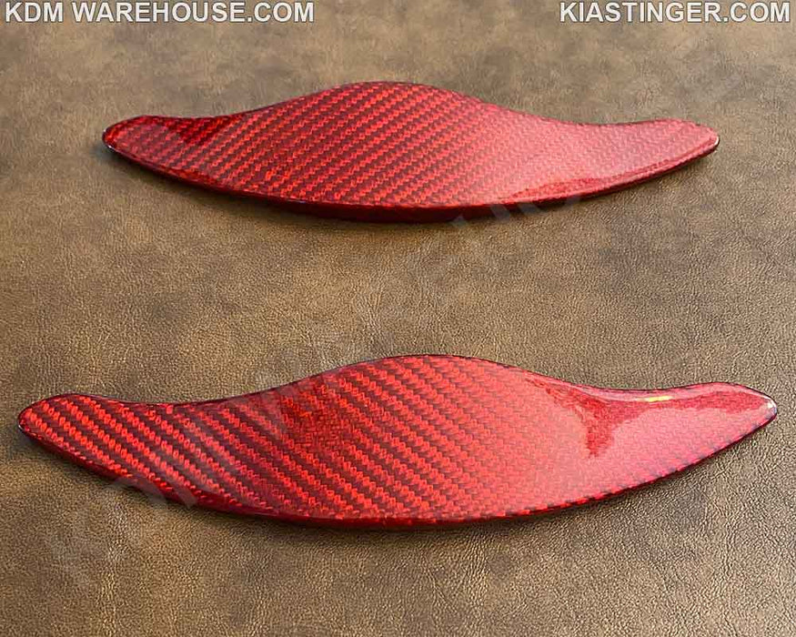 Aluminum or Carbon Fiber Paddle Shifter Extensions for Kia Stinger