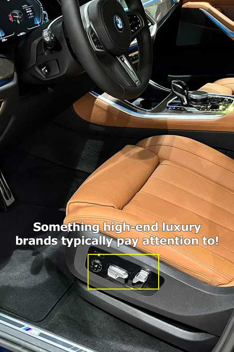 Designer Metallic Seat Lever Cover Set