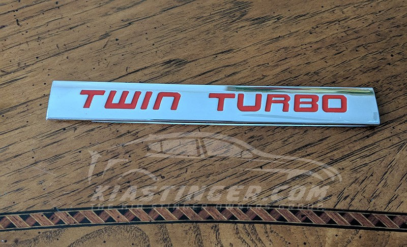 Turbo / Twin Turbo Badges and Emblems
