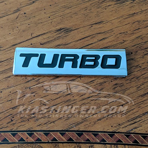Turbo / Twin Turbo Badges and Emblems