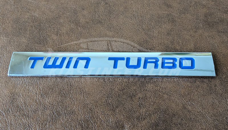 Turbo / Twin Turbo Badges and Emblems