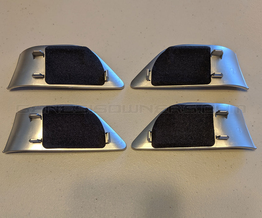 Designer Door Handle Catch Plate Set (4pcs) For 2015+ Genesis Sedan, G70, G80, GV70, GV80