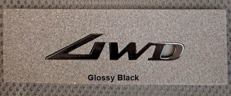 New Style AWD emblem in black