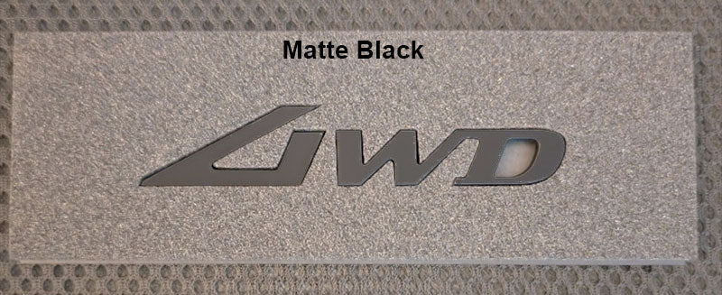 New Style AWD emblem in black