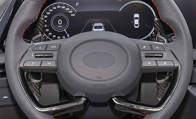 Genuine Carbon Fiber Paddle Shifter Extensions for 2021+ Kia K5