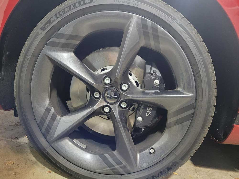 Genesis Floating / Spinning Wheel Center Cap Set