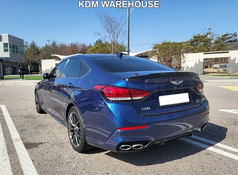 2017-2020 Genesis G80 Small Lip Spoiler - Painted To Match Your Color, Adhesive Mount