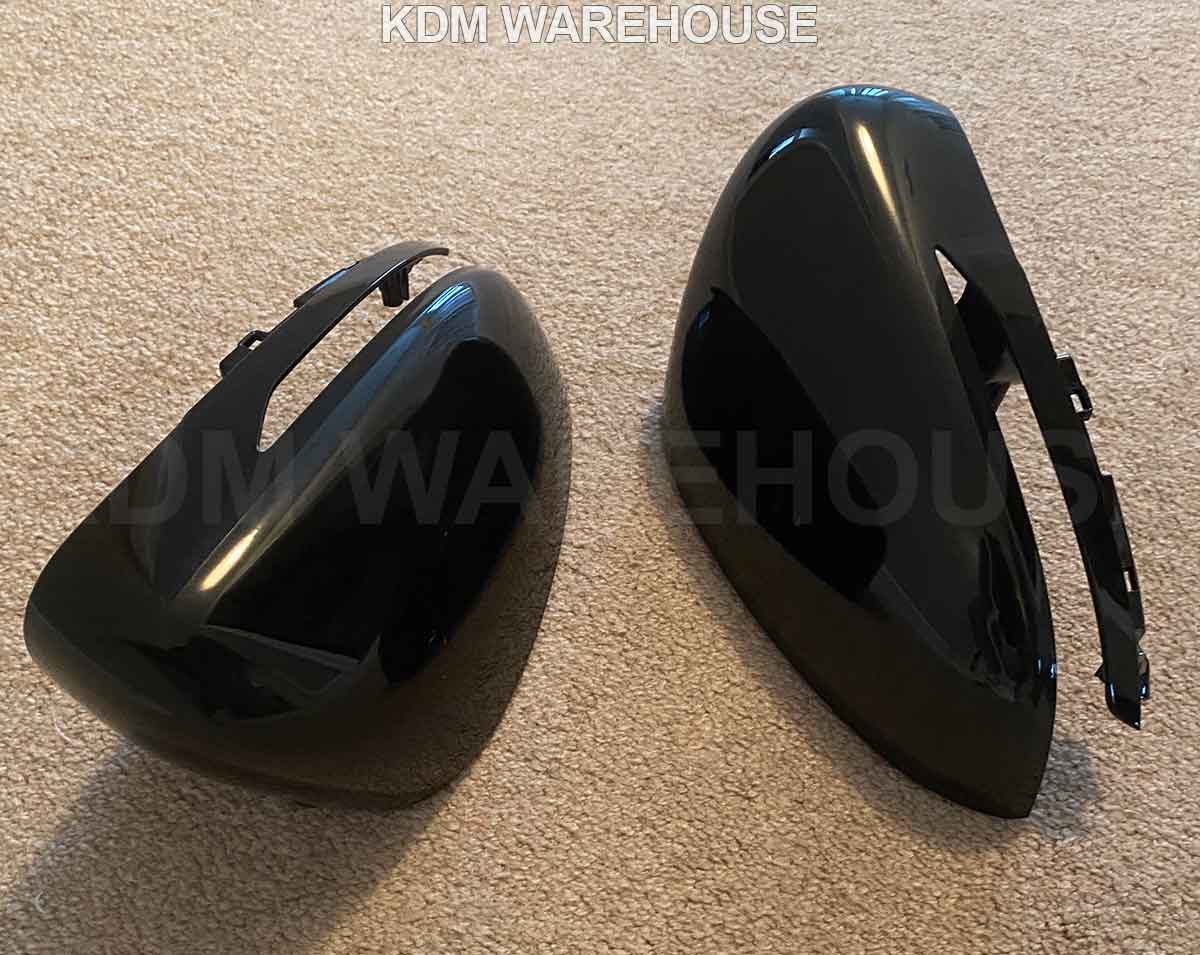 Mirror Cover Set in Glossy Black for 2018+ Genesis G70 — KDM Warehouse