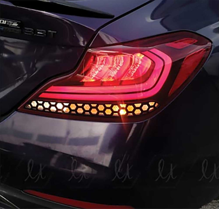 Tail Light Honeycomb Decal Set for 2018-2021 Genesis G70