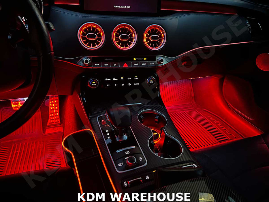 LED Ambient Air Vents Kit RGB Multiple Colors for Kia Stinger
